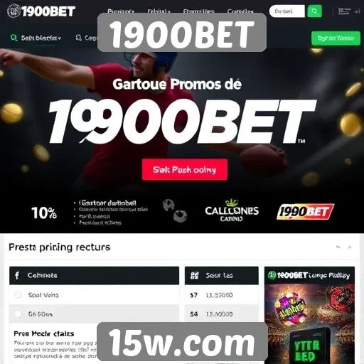 Novidades em promoções e bônus 1900BET